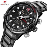 NAVIFORCE Brand Luxury Mens Watches Fashion Casual Sport Wristwatch Waterproof  Clock Army - Men'sWatchesCollections