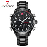 NAVIFORCE Brand Luxury Mens Watches Fashion Casual Sport Wristwatch Waterproof  Clock Army - Men'sWatchesCollections