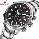 NAVIFORCE Mens Quartz Analog Watch Luxury Fashion Sport Wristwatch Waterproof Stainless - Men'sWatchesCollections