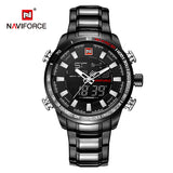 NAVIFORCE Mens Quartz Analog Watch Luxury Fashion Sport Wristwatch Waterproof Stainless - Men'sWatchesCollections
