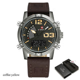 NAVIFORCE Brand Dual Display Watch Digital Analog Watch Electronic Quartz Watch 30M Waterproof - Men'sWatchesCollections