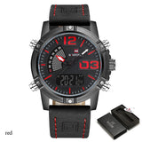 NAVIFORCE Brand Dual Display Watch Digital Analog Watch Electronic Quartz Watch 30M Waterproof - Men'sWatchesCollections