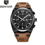 BENYAR Chronograph Sport Mens Watches Men Fashion Brand Military waterproof - Men'sWatchesCollections