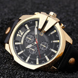CURREN Mens Sports Watches Top Luxury Brand Gold Quartz Military Wrist Watch - Men'sWatchesCollections