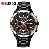 Curren Luxury Brand Watches Men Quartz Fashion Casual Sports Watch Full Steel Military - Men'sWatchesCollections