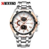 Curren Luxury Brand Watches Men Quartz Fashion Casual Sports Watch Full Steel Military - Men'sWatchesCollections