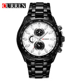 Curren Luxury Brand Watches Men Quartz Fashion Casual Sports Watch Full Steel Military - Men'sWatchesCollections