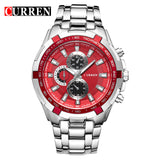 Curren Luxury Brand Watches Men Quartz Fashion Casual Sports Watch Full Steel Military - Men'sWatchesCollections