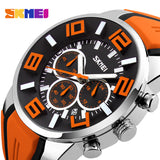 Skmei  Watch Luxury brand Watches Men Silicone strap casual watches waterproof Quartz-watch - Men'sWatchesCollections