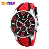 Skmei  Watch Luxury brand Watches Men Silicone strap casual watches waterproof Quartz-watch - Men'sWatchesCollections