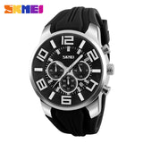 Skmei  Watch Luxury brand Watches Men Silicone strap casual watches waterproof Quartz-watch - Men'sWatchesCollections