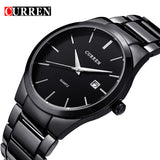 Curren Top Brand Business Male Luxury  Watch Casual Full steel Calendar  Wristwatches - Men'sWatchesCollections