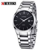 Curren Top Brand Business Male Luxury  Watch Casual Full steel Calendar  Wristwatches - Men'sWatchesCollections