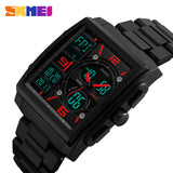 SKMEI Chrono Quartz Outdoor Sport Watch Led Digital Chronograph 50M Waterproof - Men'sWatchesCollections