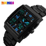 SKMEI Chrono Quartz Outdoor Sport Watch Led Digital Chronograph 50M Waterproof - Men'sWatchesCollections