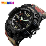 SKMEI Big Dial Dual Time Display Sport Digital Watch Men Chronograph Analog LED - Men'sWatchesCollections