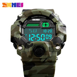 SKMEI Watch Men Outdoor Camouflage Military Watch Digital LED Display Fashion Sport - Men'sWatchesCollections