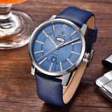 BENYAR Luxury Brand Men Leather Quartz Watch Business Waterproof Mens Watches - Men'sWatchesCollections