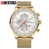 CURREN  Watch Men Fashion Casual Full Sports Watches Relogio Masculino Business - Men'sWatchesCollections