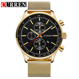 CURREN  Watch Men Fashion Casual Full Sports Watches Relogio Masculino Business - Men'sWatchesCollections