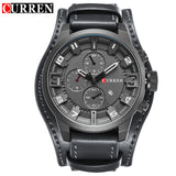 CURREN Watch Brand Luxury Military Quartz Mens Watches Waterproof Leather Wristwatch - Men'sWatchesCollections