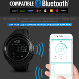 SKMEI Bluetooth Smart Watch Men Chrono Calories Pedometer - Men'sWatchesCollections