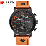CURREN Luxury Casual Men Watches Analog Military Sports Watch Quartz - Men'sWatchesCollections