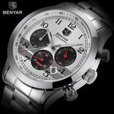 BENYAR Top Brand Luxury Men Watches Fashion Chronograph Sport Quartz - Men'sWatchesCollections