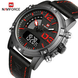 Top Luxury Brand Analog Led Watches Leather Quartz Clock Men's Army Waterproof - Men'sWatchesCollections