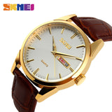 SKMEI Quartz Watches Casual Complete Calendar Watch Alloy Dial 30M Water Resistant - Men'sWatchesCollections