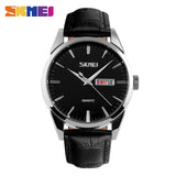 SKMEI Quartz Watches Casual Complete Calendar Watch Alloy Dial 30M Water Resistant - Men'sWatchesCollections