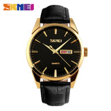 SKMEI Quartz Watches Casual Complete Calendar Watch Alloy Dial 30M Water Resistant - Men'sWatchesCollections