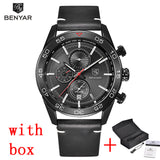 BENYAR Fashion Chronograph Sport Mens Watches Top Brand Luxury - Men'sWatchesCollections