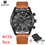 BENYAR Fashion Chronograph Sport Mens Watches Top Brand Luxury - Men'sWatchesCollections