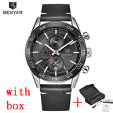 BENYAR Fashion Chronograph Sport Mens Watches Top Brand Luxury - Men'sWatchesCollections