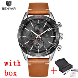 BENYAR Fashion Chronograph Sport Mens Watches Top Brand Luxury - Men'sWatchesCollections