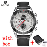 BENYAR Fashion Chronograph Sport Mens Watches Top Brand Luxury - Men'sWatchesCollections